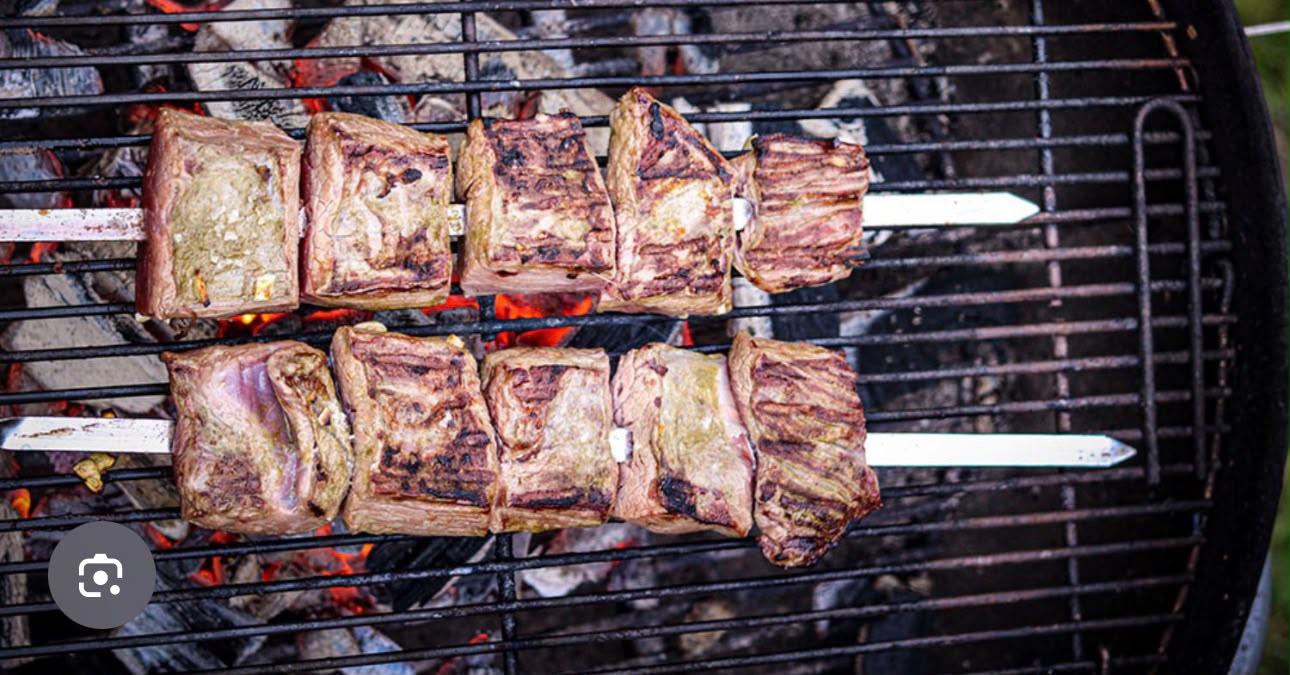 Espetada de vaca vom Grill